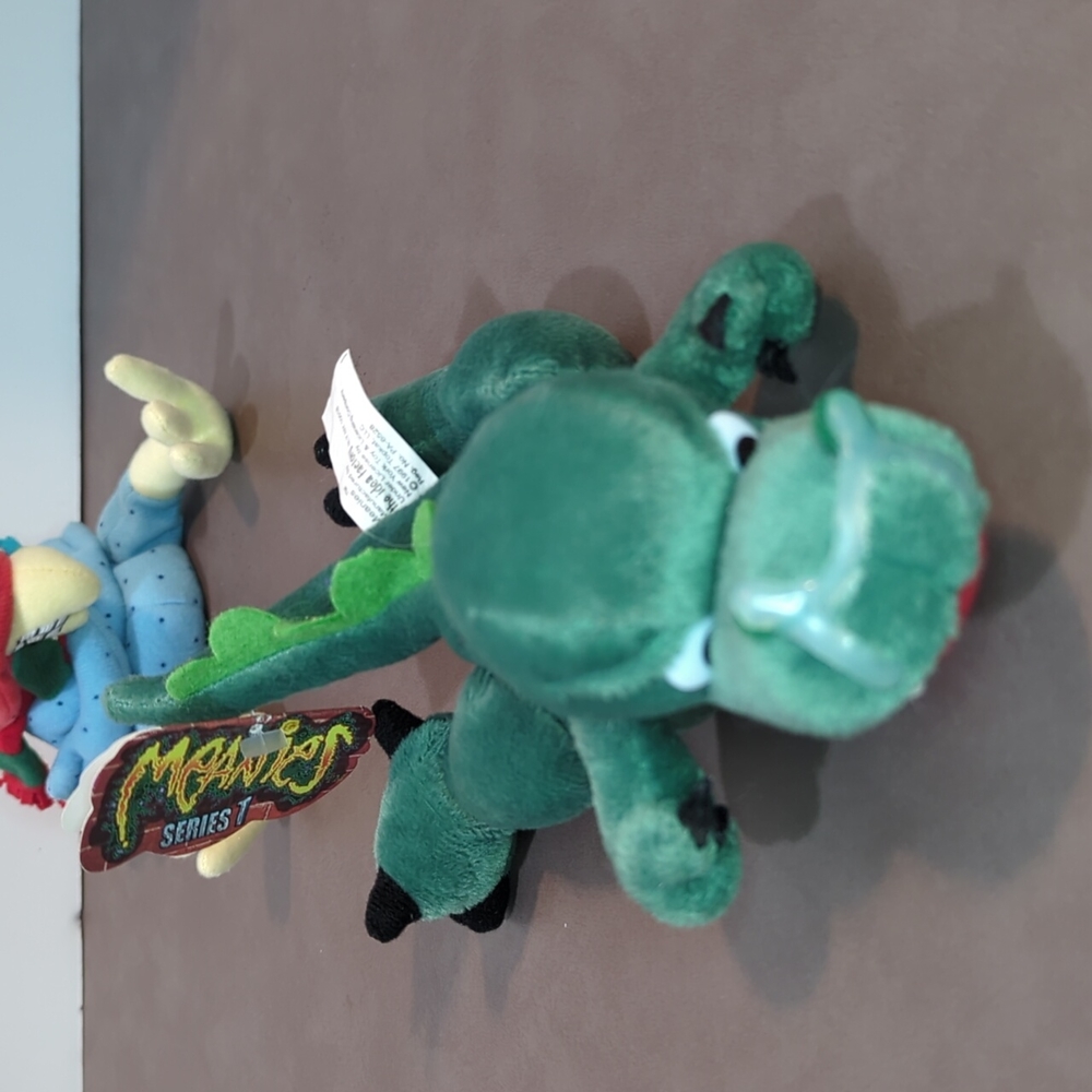 Lot of 1997 1998 Meanies Boris Mucousaurus Splat in hat Bull Clinton Cold Turkey - Picture 3 of 15